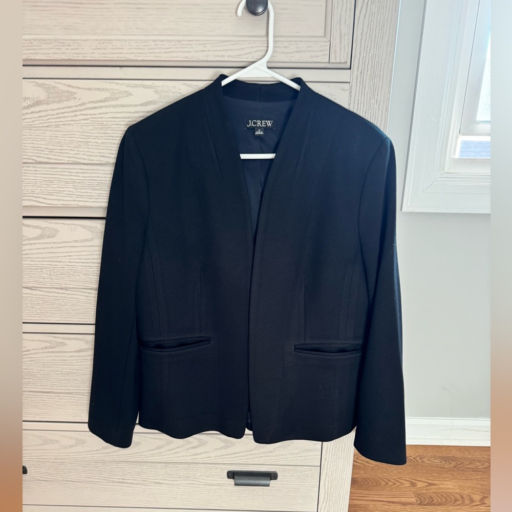 JCrew Going out blazer in stretch twill size 14